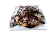 Waffles with Chocolate Ice Cream
